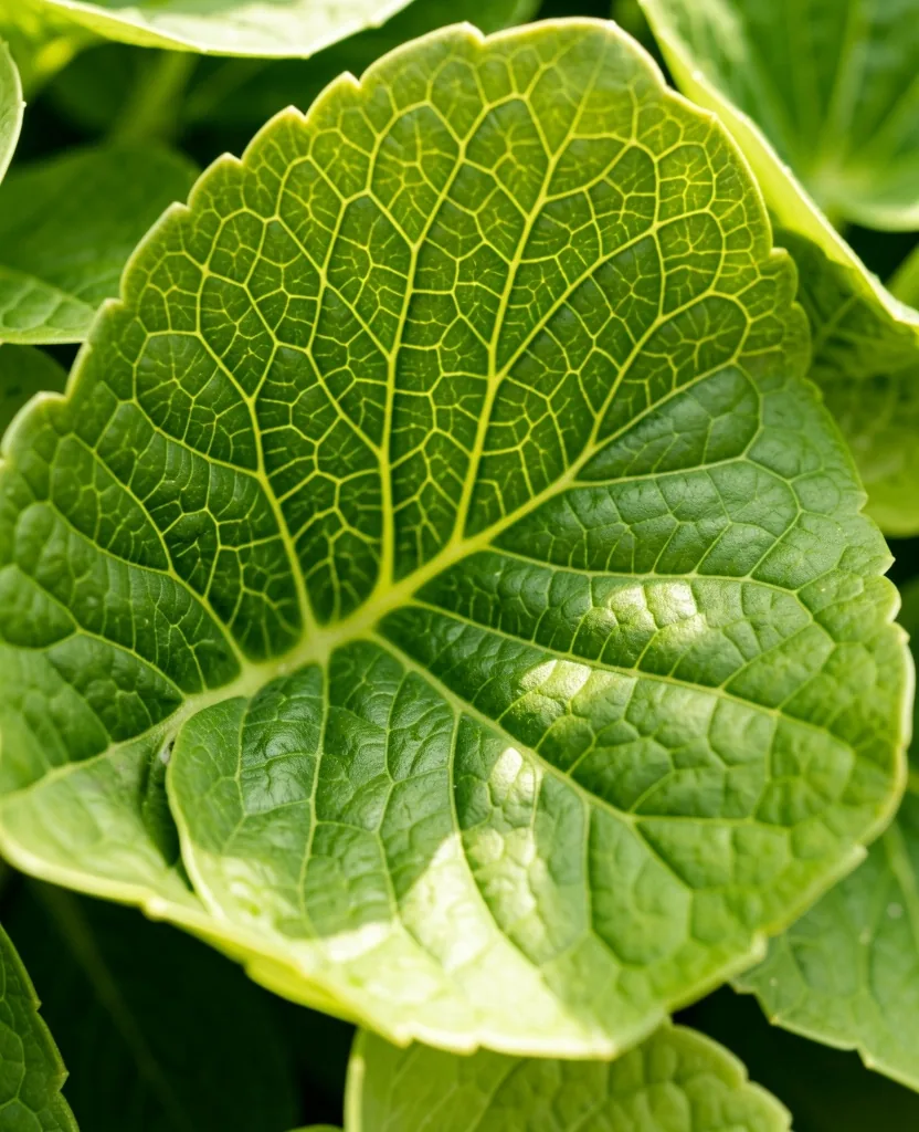 Rețea de nervuri vegetale iluminată — analogie vizuală pentru circulație și structură