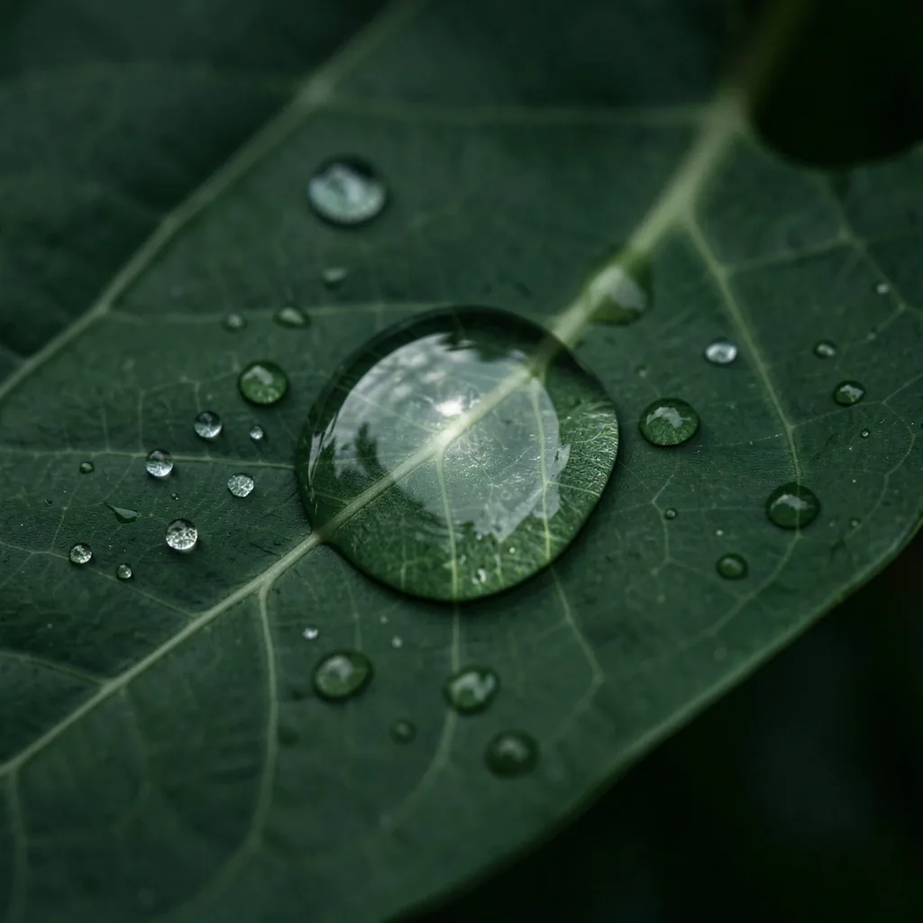 Macro botanical study